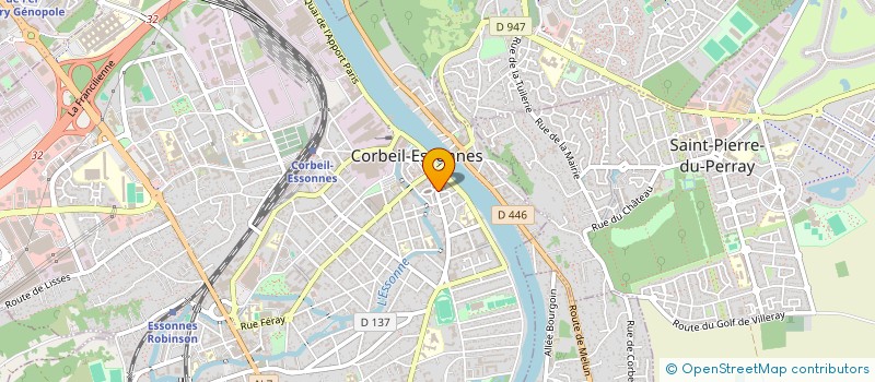 localisation de l'entreprise MONSIEUR EMILE DONNE à CORBEIL-ESSONNES