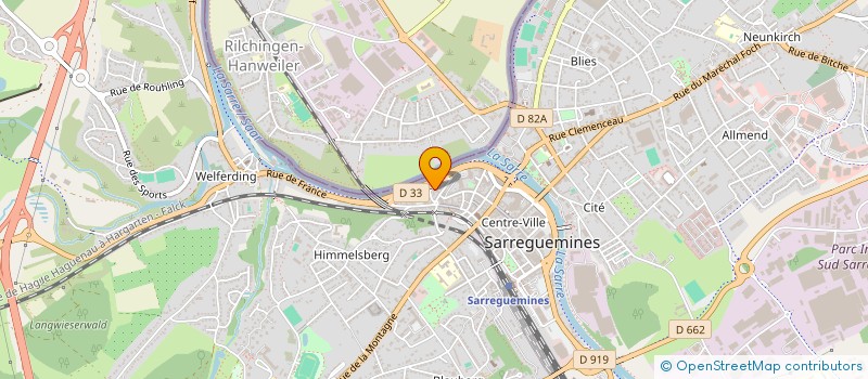 localisation de l'entreprise MONSIEUR EMILE DORN à SARREGUEMINES