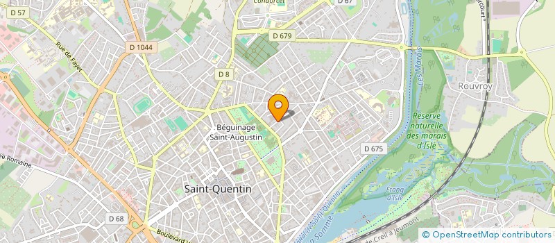 localisation de l'entreprise MONSIEUR EMILE DOURLET à SAINT-QUENTIN