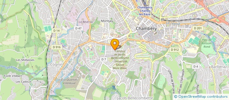 localisation de l'entreprise MONSIEUR EMILE DUBONNET  CHAMBERY