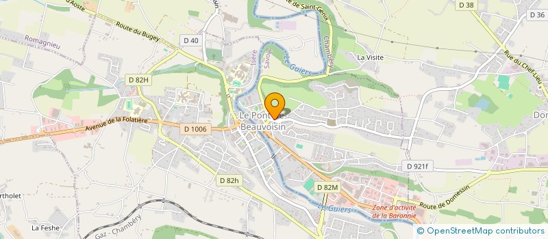 localisation de l'entreprise MONSIEUR EMILE DURAZ  LE PONT-DE-BEAUVOISIN