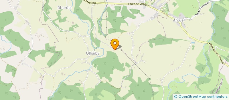 localisation de l'entreprise MONSIEUR EMILE ERDOZAINCY-ETCHART  SAINT-JUST-IBARRE