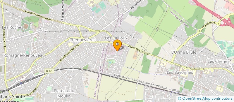 localisation de l'entreprise MONSIEUR EMILE FARINON  HERBLAY-SUR-SEINE