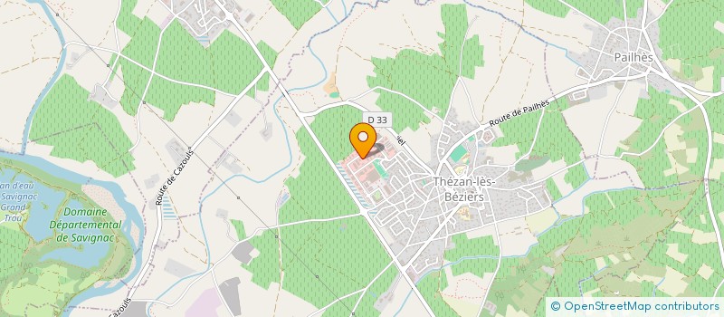 localisation de l'entreprise MONSIEUR EMILE FAURE  THEZAN-LES-BEZIERS