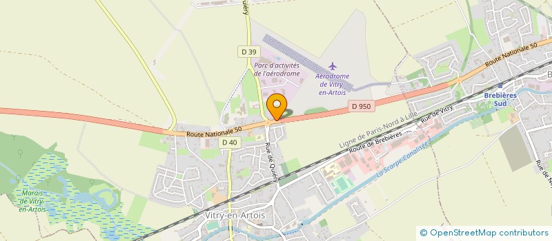 localisation de l'entreprise MONSIEUR EMILE FENART  VITRY-EN-ARTOIS