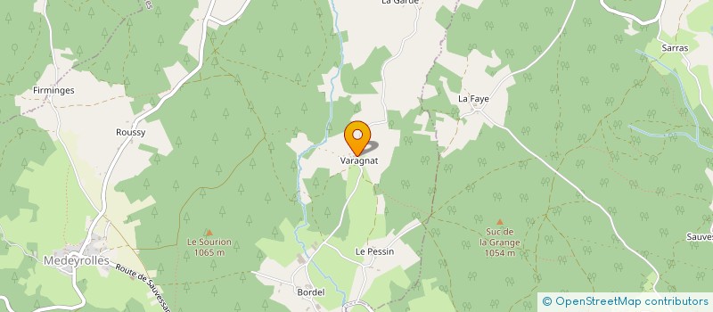 localisation de l'entreprise MONSIEUR EMILE FERRY  MEDEYROLLES