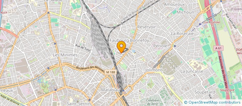 localisation de l'entreprise MONSIEUR EMILE FILLON à TOULOUSE
