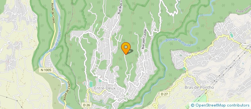 localisation de l'entreprise MONSIEUR EMILE FONTAINE  ENTRE DEUX