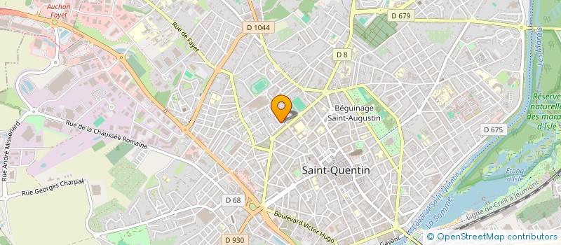 localisation de l'entreprise MONSIEUR EMILE FORGON à SAINT-QUENTIN