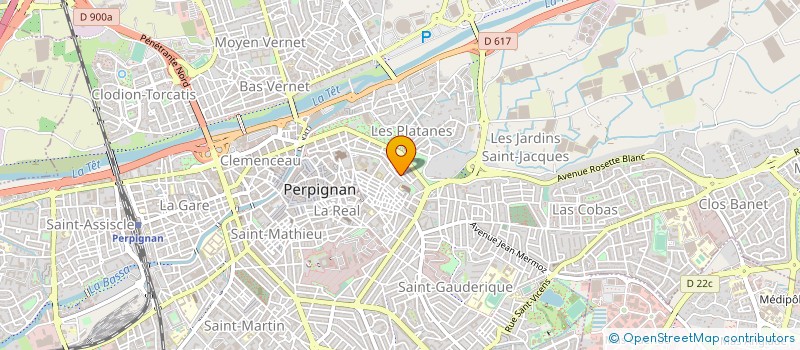 localisation de l'entreprise MONSIEUR EMILE FOURCADE à PERPIGNAN