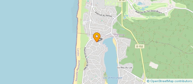 localisation de l'entreprise MONSIEUR EMILE FRANCK  SOORTS-HOSSEGOR