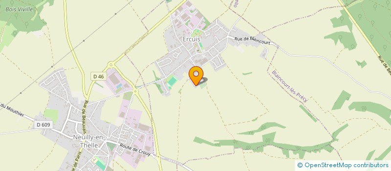 localisation de l'entreprise MONSIEUR EMILE FRANIC  ERCUIS