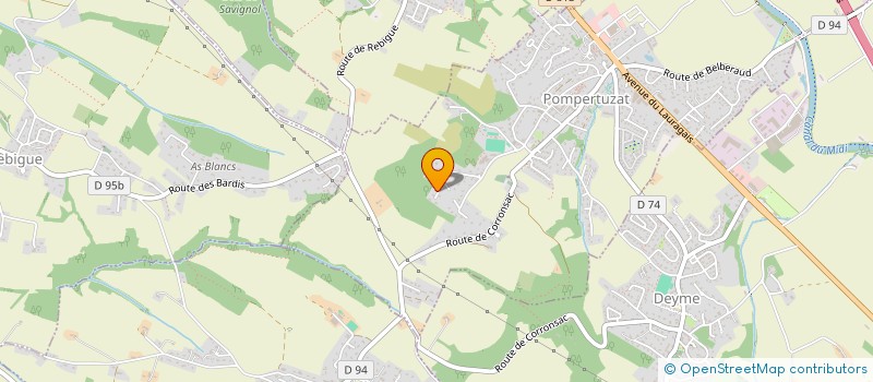 localisation de l'entreprise MONSIEUR EMILE FUSER  BAZIEGE