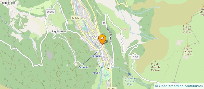 localisation de l'entreprise MONSIEUR EMILE GAHNASSIA  MONT-DORE