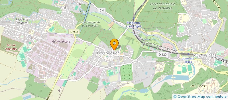 localisation de l'entreprise MONSIEUR EMILE GALAIS  LES LOGES-EN-JOSAS