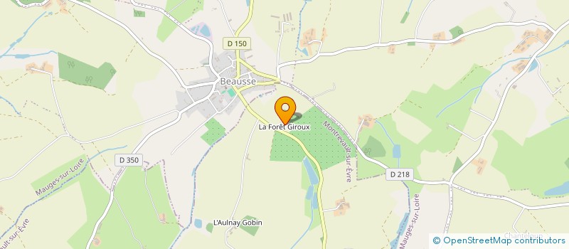 localisation de l'entreprise MONSIEUR EMILE GALLARD à MONTREVAULT-SUR-EVRE