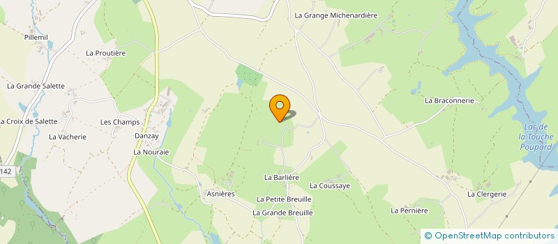 localisation de l'entreprise MONSIEUR EMILE GARDAIS  VERRUYES