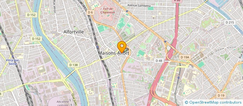 localisation de l'entreprise MONSIEUR EMILE GENES  MAISONS-ALFORT