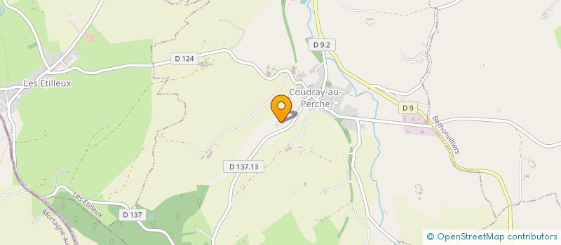 localisation de l'entreprise MONSIEUR EMILE GENTIL à COUDRAY-AU-PERCHE