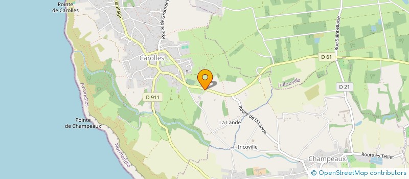localisation de l'entreprise MONSIEUR EMILE GIFFARD à CAROLLES