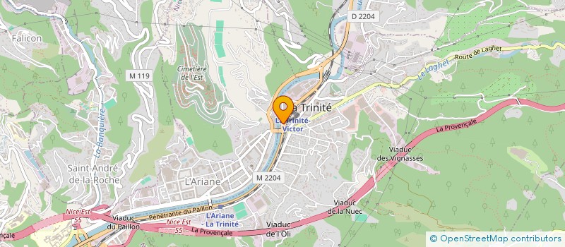 localisation de l'entreprise MONSIEUR EMILE GIRONI à LA TRINITE