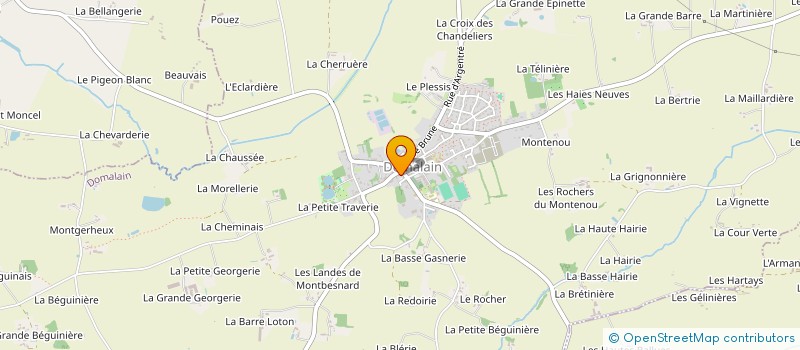 localisation de l'entreprise MONSIEUR EMILE GOUIN  DOMALAIN