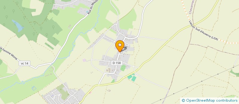 localisation de l'entreprise MONSIEUR EMILE GOUSSARD  CHEVANNES