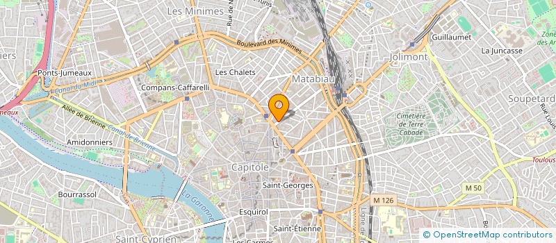 localisation de l'entreprise MONSIEUR EMILE GOZE  TOULOUSE