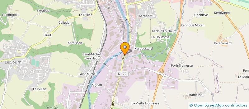 localisation de l'entreprise MONSIEUR EMILE GUEGAN  PONTIVY