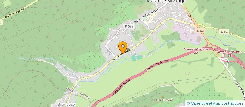 localisation de l'entreprise MONSIEUR EMILE HAAS  MARANGE-SILVANGE