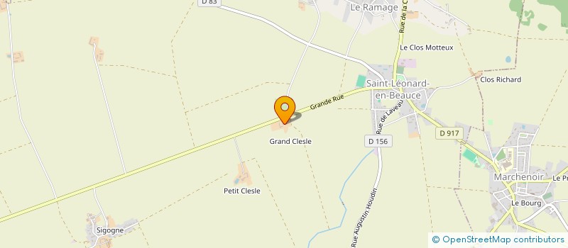 localisation de l'entreprise MONSIEUR EMILE HARDILLIER  SAINT-LEONARD-EN-BEAUCE