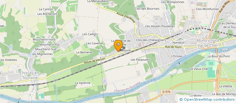 localisation de l'entreprise MONSIEUR EMILE HAUDEBERT  CHISSAY-EN-TOURAINE