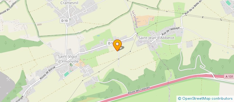 localisation de l'entreprise MONSIEUR EMILE HAUZAY  SAINT VIGOR D'YMONVILLE