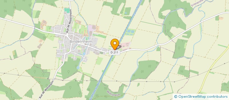 localisation de l'entreprise MONSIEUR EMILE HERR  BINDERNHEIM