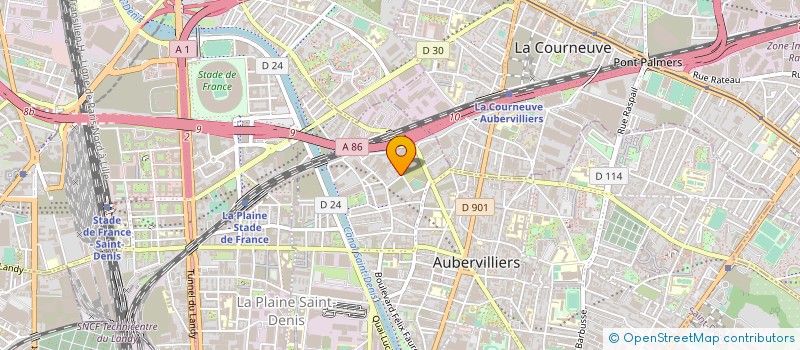 localisation de l'entreprise MONSIEUR EMILE HOFFMANN à AUBERVILLIERS
