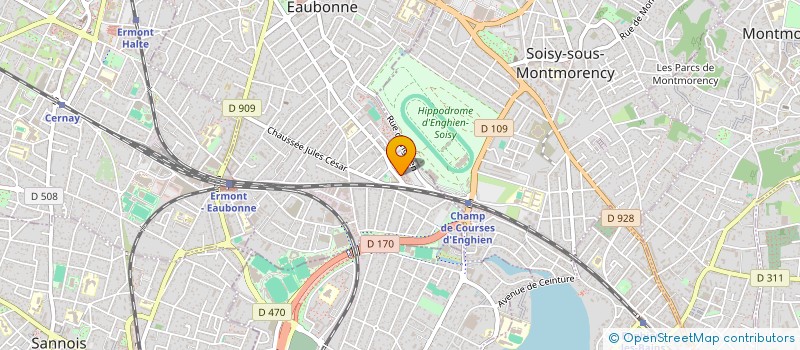 localisation de l'entreprise MONSIEUR EMILE HOUNDETE à EAUBONNE