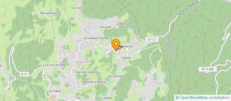 localisation de l'entreprise MONSIEUR EMILE HUMBERT à LABAROCHE