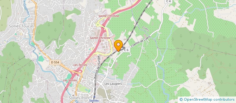 localisation de l'entreprise MONSIEUR EMILE ISNARD à SOLLIES-PONT
