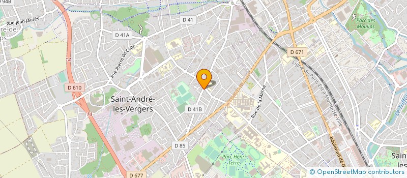 localisation de l'entreprise MONSIEUR EMILE IVASIC à SAINT-ANDRE-LES-VERGERS