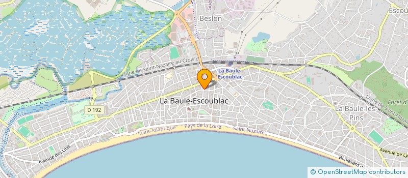 localisation de l'entreprise MONSIEUR EMILE JAMET à LA BAULE-ESCOUBLAC