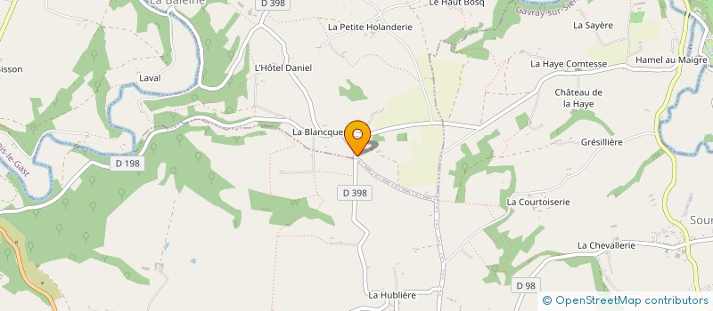 localisation de l'entreprise MONSIEUR EMILE JAMET  LA BALEINE