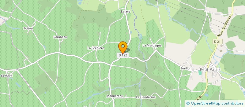 localisation de l'entreprise MONSIEUR EMILE JAUME à LUSSAC