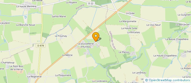 localisation de l'entreprise MONSIEUR EMILE JOUSSET  POUILLE-LES-COTEAUX