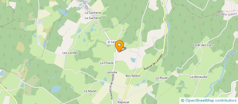localisation de l'entreprise MONSIEUR EMILE JUDDET à BUSSIERE-GALANT