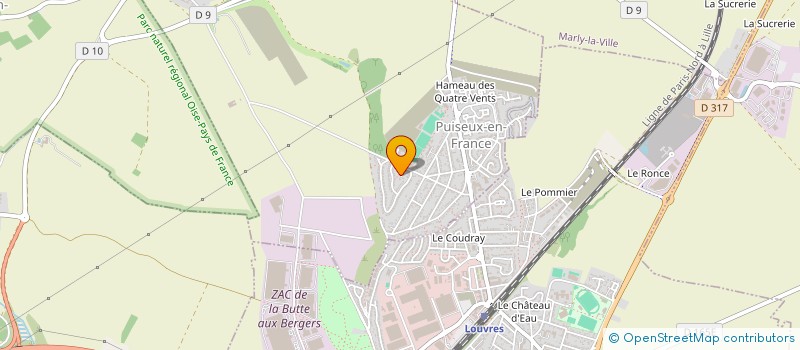 localisation de l'entreprise MONSIEUR EMILE KLEIJN  PUISEUX-EN-FRANCE