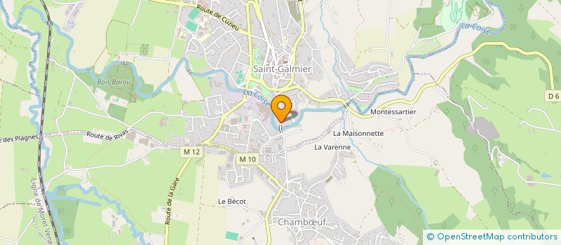 localisation de l'entreprise MONSIEUR EMILE KOCH  SAINT-GALMIER