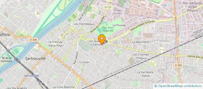 localisation de l'entreprise MONSIEUR EMILE KOLODZIEJCZYK  SARTROUVILLE