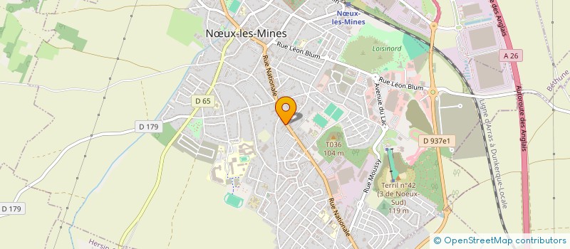 localisation de l'entreprise MONSIEUR EMILE LAIGLE  NUX-LES-MINES