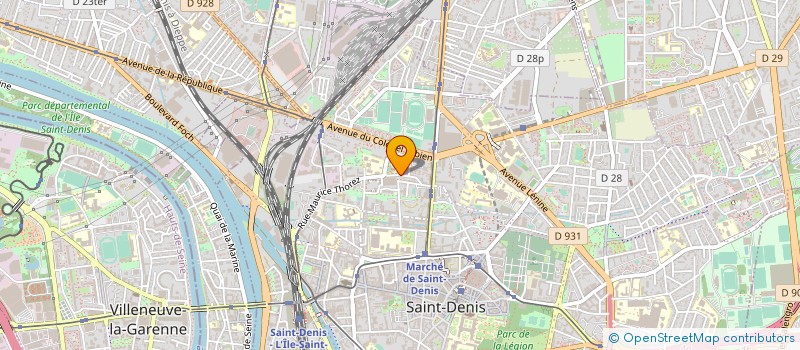 localisation de l'entreprise MONSIEUR EMILE LAMEYNARDIE  SAINT-DENIS