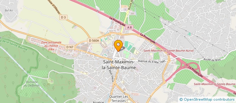 localisation de l'entreprise MONSIEUR EMILE LAROSE à SAINT-MAXIMIN-LA-SAINTE-BAUME